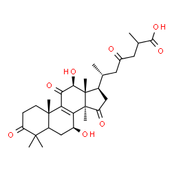 12Β-灵芝酸M结构式