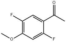 1-(2,5-二氟-4-甲氧基苯基)乙酮结构式