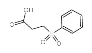 3-(苯磺酰)丙酸结构式