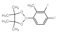 3,4-二氟-2-甲基苯硼酸频哪醇酯结构式