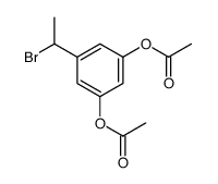 1-(3,5-Diacetoxyphenyl)-1-bromoethane结构式