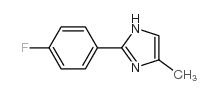 2-(4-氟苯基)-4-甲基-1H-咪唑结构式