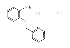 2-(吡啶-2-基甲氧基)苯胺双盐酸盐结构式