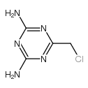 2-氯甲基-1,3,5-三嗪-4,6-二胺结构式