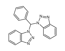 α,α-Bis(benzotriazol-1-yl)toluene结构式