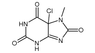 5-chloro-N7-methylisouric acid Structure