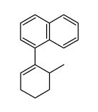 6-methyl-1-(1-naphthyl)cyclohex-1-ene Structure