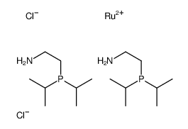 二氯双(2-(二异丙基膦)-乙胺)钌(II)结构式