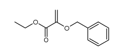 ethyl 2-(benzyloxy)acrylate Structure