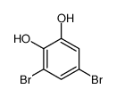 3,5-dibromobenzene-1,2-diol Structure