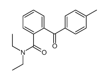 N,N-diethyl-2-(4-methylbenzoyl)benzamide结构式