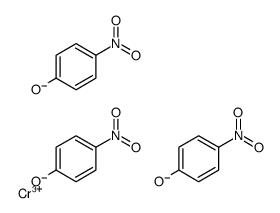 chromium(3+),4-nitrophenolate Structure