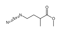methyl 4-azido-2-methylbutanoate结构式