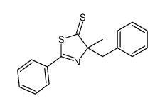 4-benzyl-4-methyl-2-phenyl-1,3-thiazole-5-thione Structure