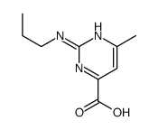 6-甲基-2-丙基氨基-嘧啶-4-羧酸结构式