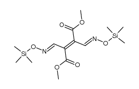 2,3-bis(trimethylsilyloximinomethyl)but-2E,Z-en-1,4-dicarboxylic acid dimethyl ester结构式