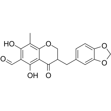 6-醛基异麦冬黄烷酮A结构式