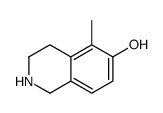5-Methyl-1,2,3,4-tetrahydroisoquinolin-6-ol hydrochloride Structure