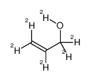 1,1,2,3,3-pentadeuterio-3-deuteriooxyprop-1-ene Structure