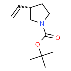 (S)-3-乙烯基吡咯烷-1-羧酸叔丁酯结构式