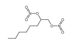 octane-1,2-diyl dinitrate Structure