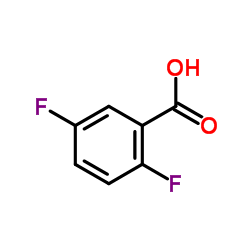 2,5-Difluorobenzoic acid-d3 Structure