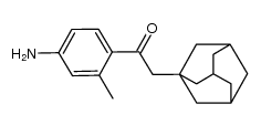 2-(adamantan-1-yl)-1-(4-amino-2-methylphenyl)ethanone Structure