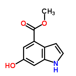 1H-Indole-4-carboxylic acid, 6-hydroxy-, Methyl ester structure