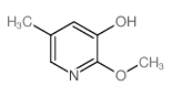 2-甲氧基-5-甲基吡啶-3-醇结构式