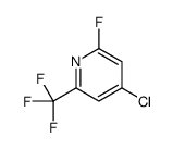 4-chloro-2-fluoro-6-(trifluoromethyl)pyridine Structure