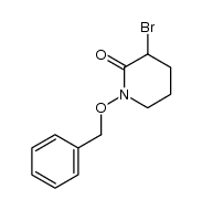 1-(benzyloxy)-3-bromopiperidin-2-one Structure