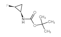 ((1R,2S)-2-氟环丙基)氨基甲酸叔丁酯结构式
