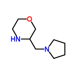 3-吡咯烷-1-甲基吗啉结构式