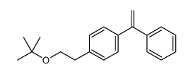 1-[2-[(2-methylpropan-2-yl)oxy]ethyl]-4-(1-phenylethenyl)benzene结构式
