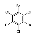1,3,5-TRIBROMO-2,4,6-TRICHLOROBENZENE结构式