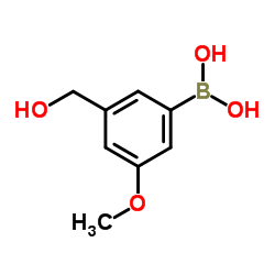 [3-(Hydroxymethyl)-5-methoxyphenyl]boronic acid Structure