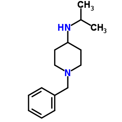 1-Benzyl-N-isopropyl-4-piperidinamine结构式