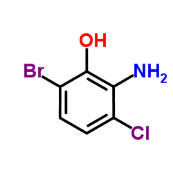 3-Bromo-6-chloro-2-hydroxyaniline Structure
