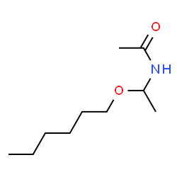 Acetamide,N-[1-(hexyloxy)ethyl]- Structure
