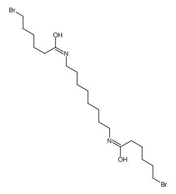 6-bromo-N-[8-(6-bromohexanoylamino)octyl]hexanamide Structure
