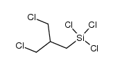 2-chloromethyl-3-chloropropyl trichlorosilane结构式