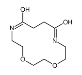 1,4-dioxa-7,12-diazacyclotetradecane-8,11-dione结构式