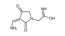 2-[(3E)-3-(aminomethylidene)-2,4-dioxopyrrolidin-1-yl]acetamide Structure