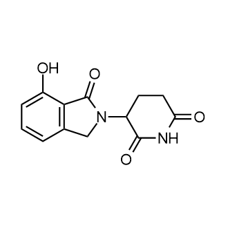 3-(7-羟基-1-氧异吲哚啉-2-基)哌啶-2,6-二酮结构式