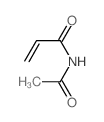 2-Propenamide,N-acetyl- Structure