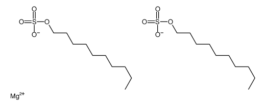 magnesium,decyl sulfate Structure