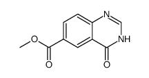 6-Quinazolinecarboxylic acid, 3,4-dihydro-4-oxo-, Methyl ester结构式