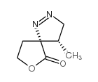 7-Oxa-1,2-diazaspiro[4.4]non-1-en-6-one,4-methyl-,cis-(9CI) Structure