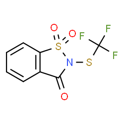 2-((三氟甲基)硫代)苯并[d]异噻唑-3(2H)-酮1,1-二氧化物图片