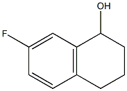 7-FLUORO-1,2,3,4-TETRAHYDRONAPHTHALEN-1-OL结构式